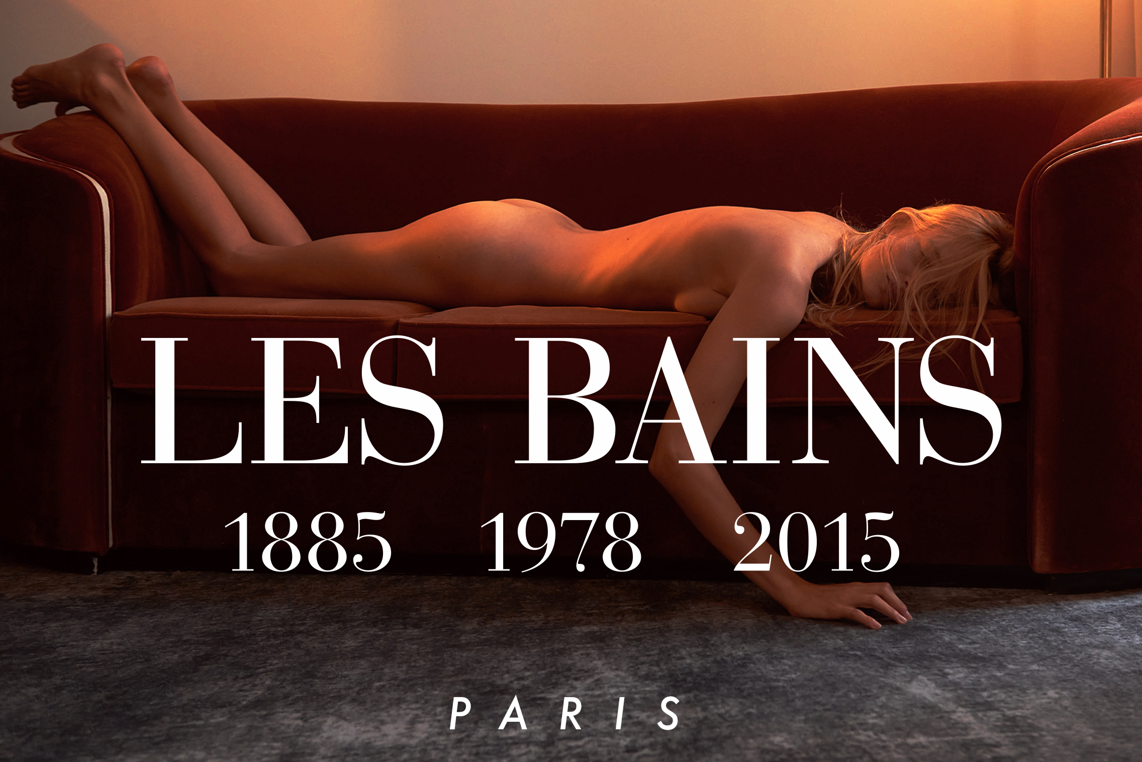 Les Bains Paris Branding by Alexander Kellas